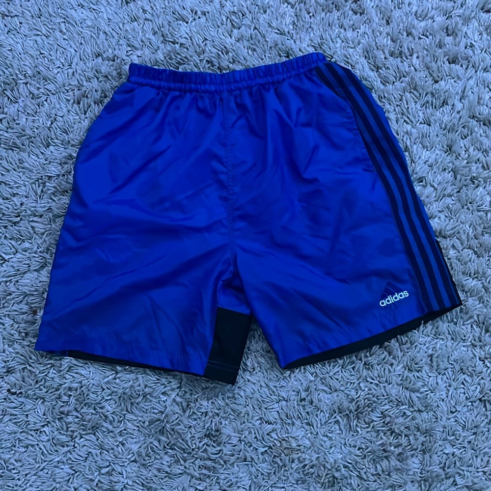Adidas blue bathing suit, size medium